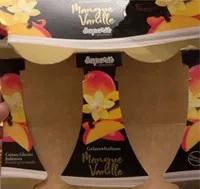 Glace mangue vanille