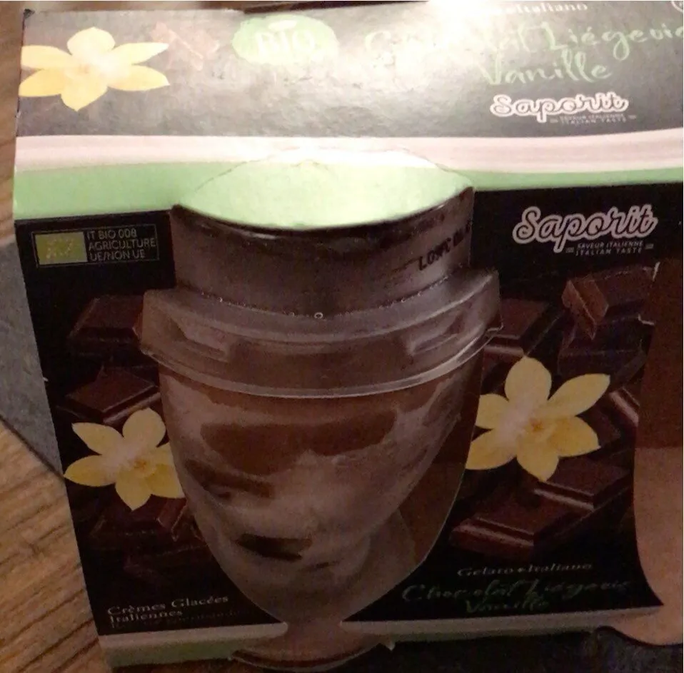 Chocolat liegeois vanille