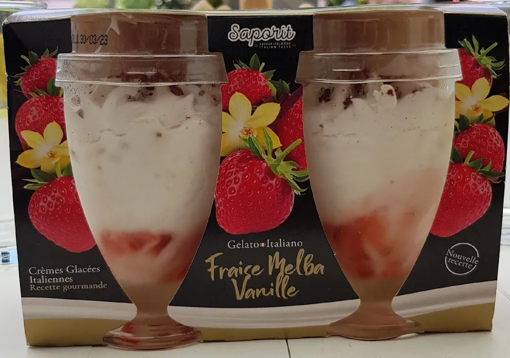 Fraise Melba Vanille