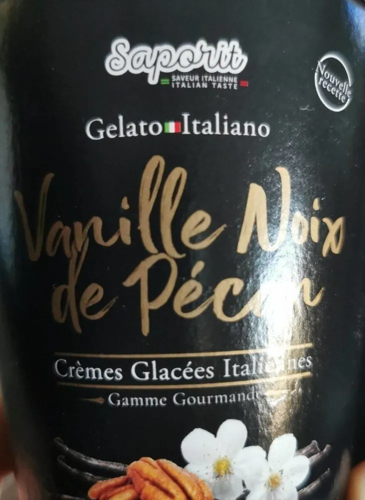 Crème glacée italienne vanille noix de pécan