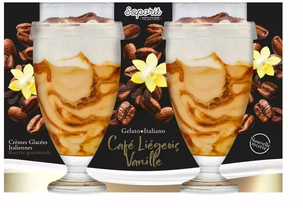 Glace Café liégeois vanille 2 x 90 g