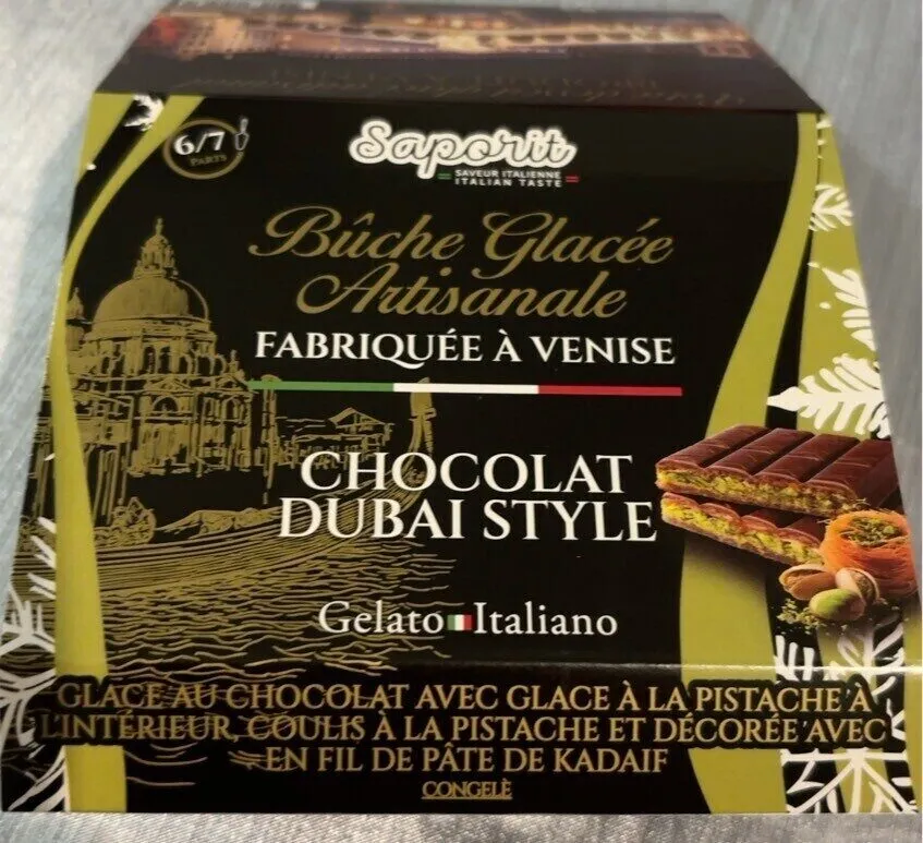 Buche glacé chocolat dubai