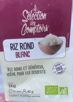 Riz rond blanc