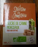 Sucre de canne morceau roux