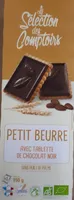Petit beurre avec tablette de chocolat noir bio