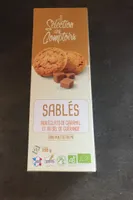 Sablés aux eclats de caramel et au sel de guérande