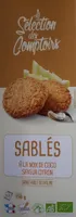 Sablés à la noix de coco saveur citron