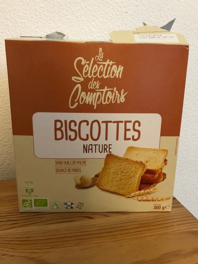 Biscottes nature