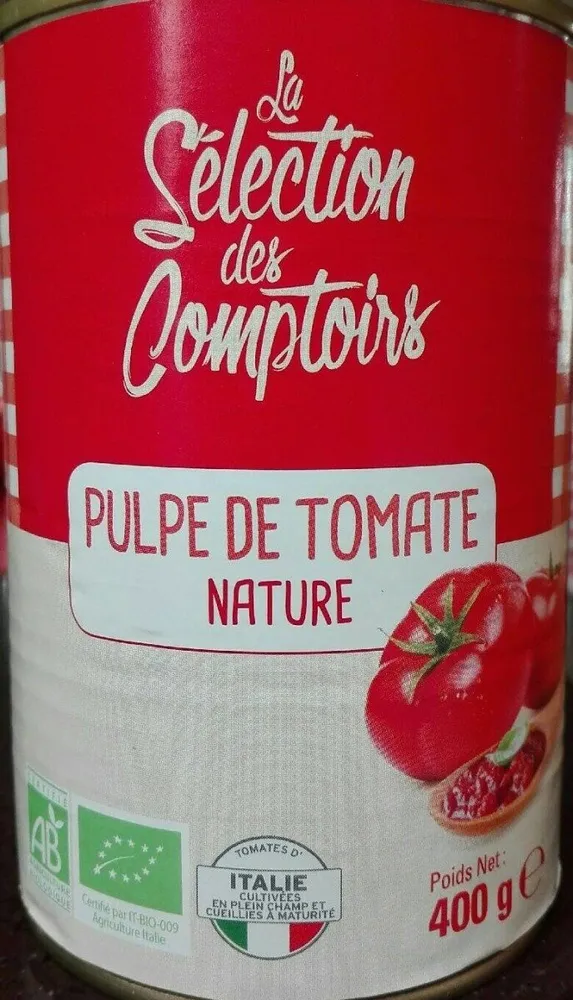 Pulpe de tomate nature