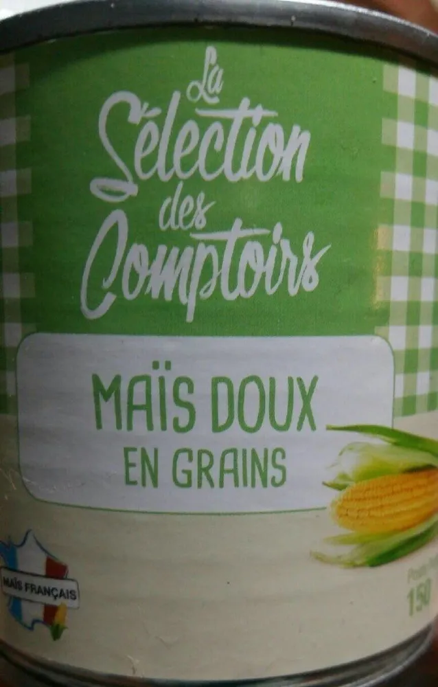 Maïs doux en graines