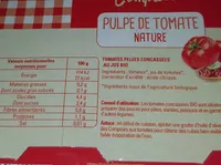Pulpe de tomate nature