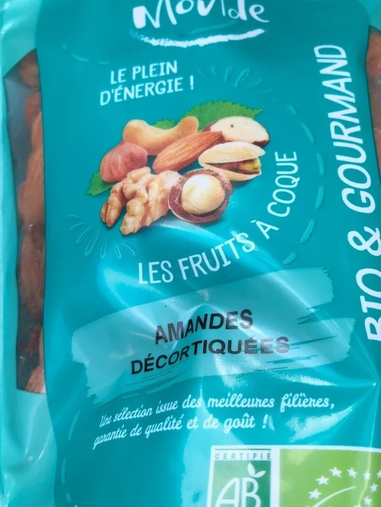 Amandes décortiquées