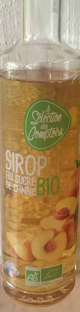 Sirop au Sucre de Canne Pêche
