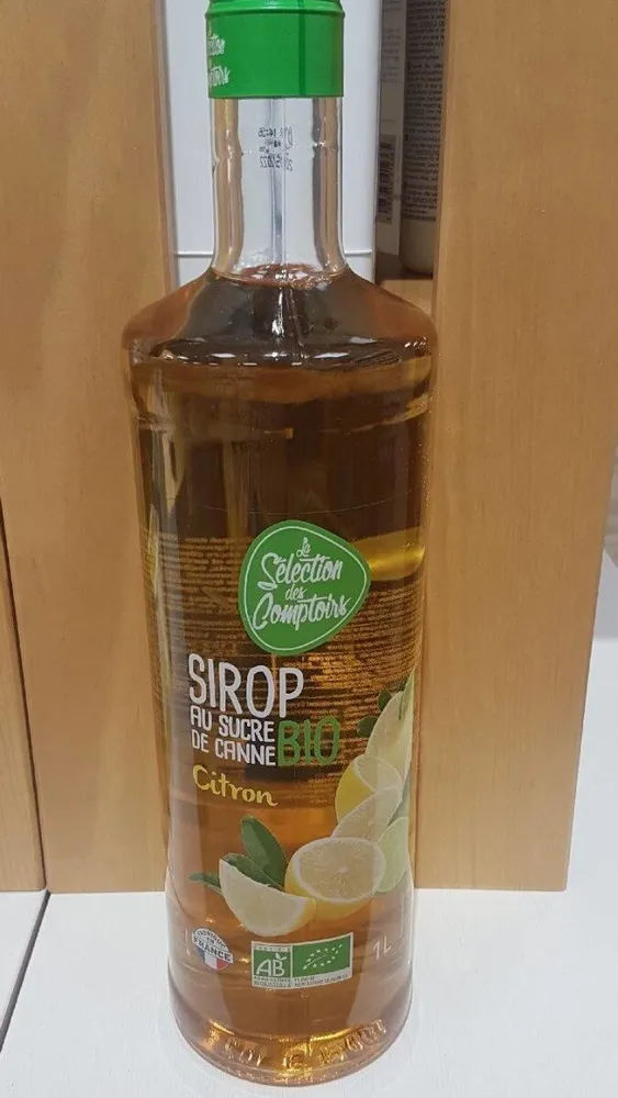 Sirop au sucre de canne BIO Citron