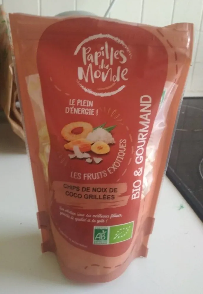 Chips de noix de coco grillées