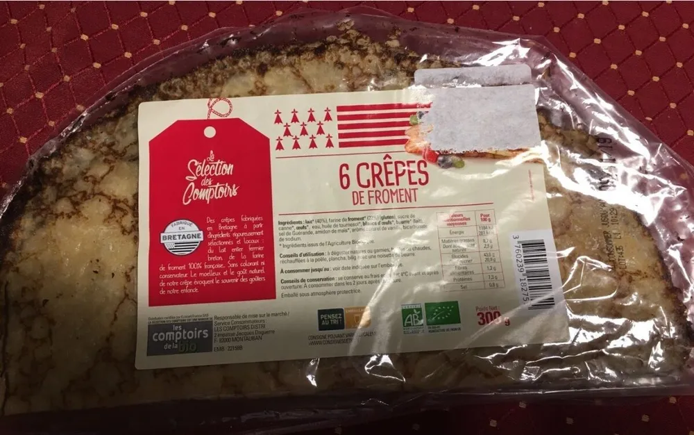 6 crêpes froment