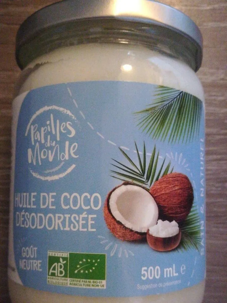 Huile de coco desodorisee