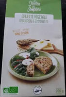 Galette végétale sarrasin & emmental