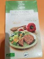 Galette végétale sarrasin poivron et épices
