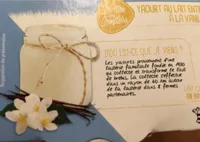Yaourt au lait entier de brebis à la vanille
