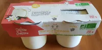Yaourt au lait entier de chèvre à la vanille