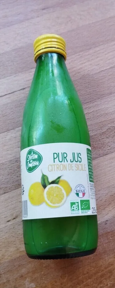 Pur jus citron de sicile