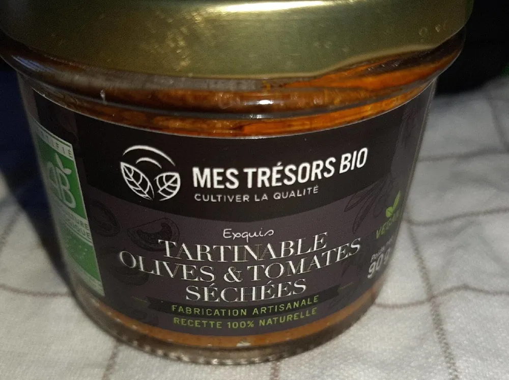 Tartinable olives tomates séchées
