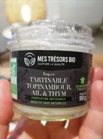 Tartinade topinambour ail et thym