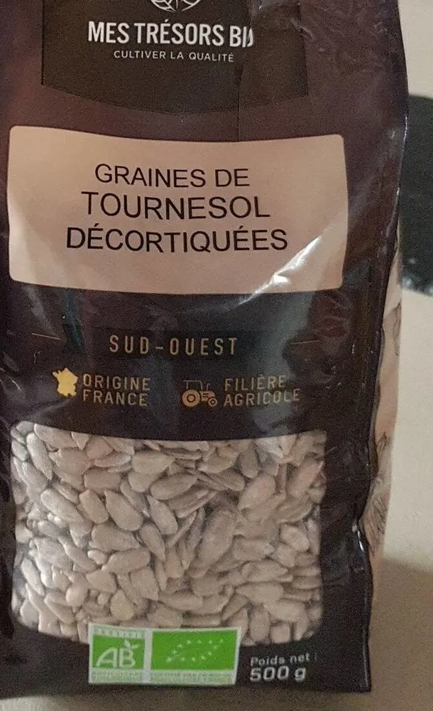Graines de tournesol décortiquées