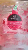 Sorbet plein fruit framboise bio