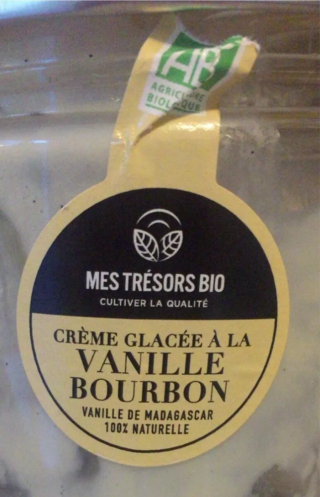 Creme glacee à la vanille bourbon