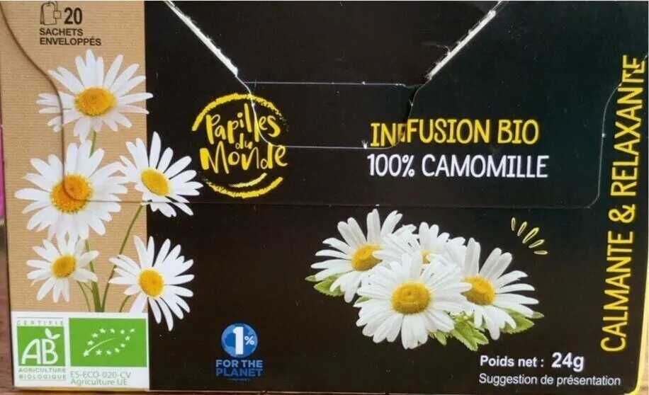 Infusion bio 100% camomille
