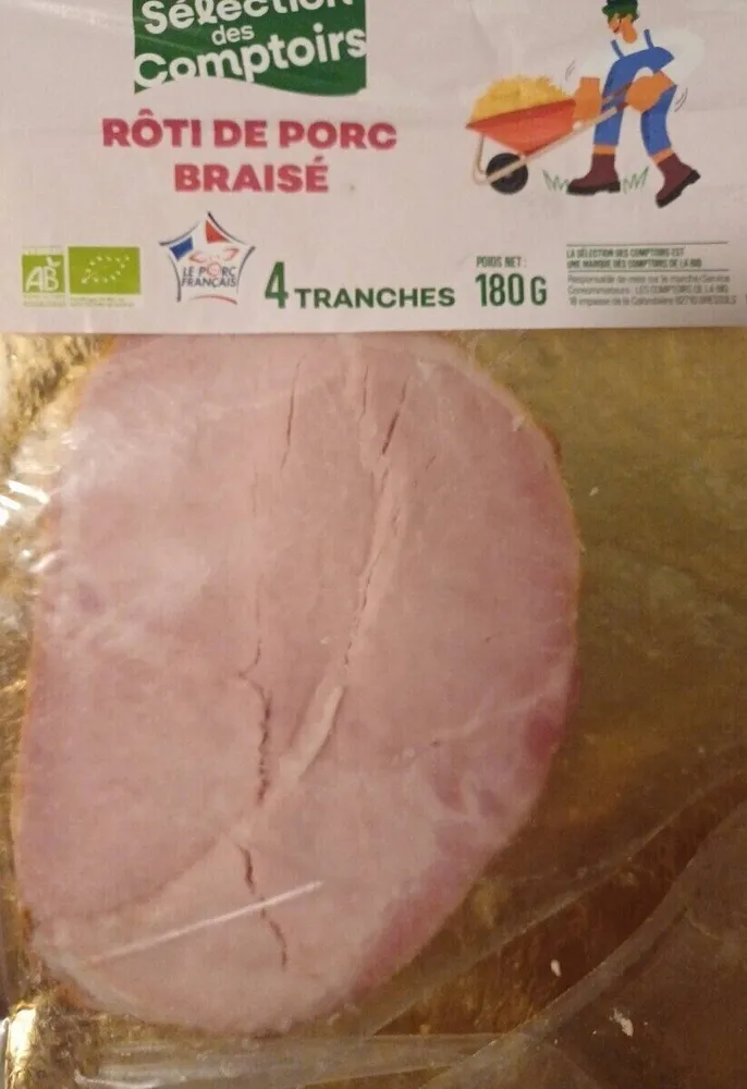 Rôti de porc braisé