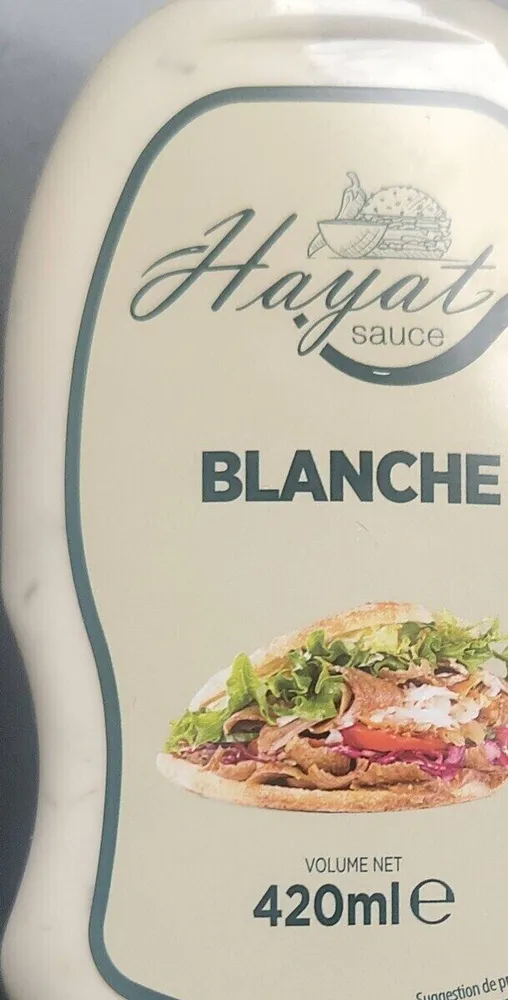 Sauce blanche kebab
