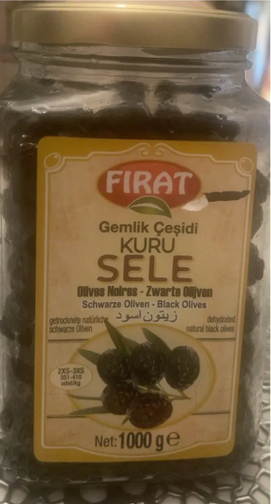 Olives noires a la grecques