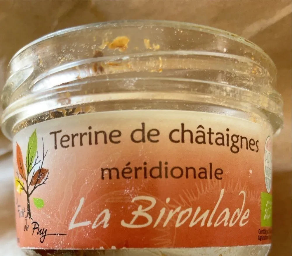 Terrine de châtaigne méridionale