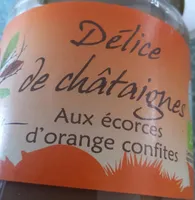 Délice de châtaignes aux écorces d'orange confites