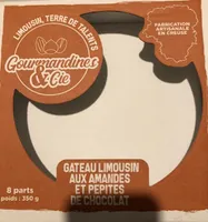 Gateau limousin aux amandes et pepites chocolat