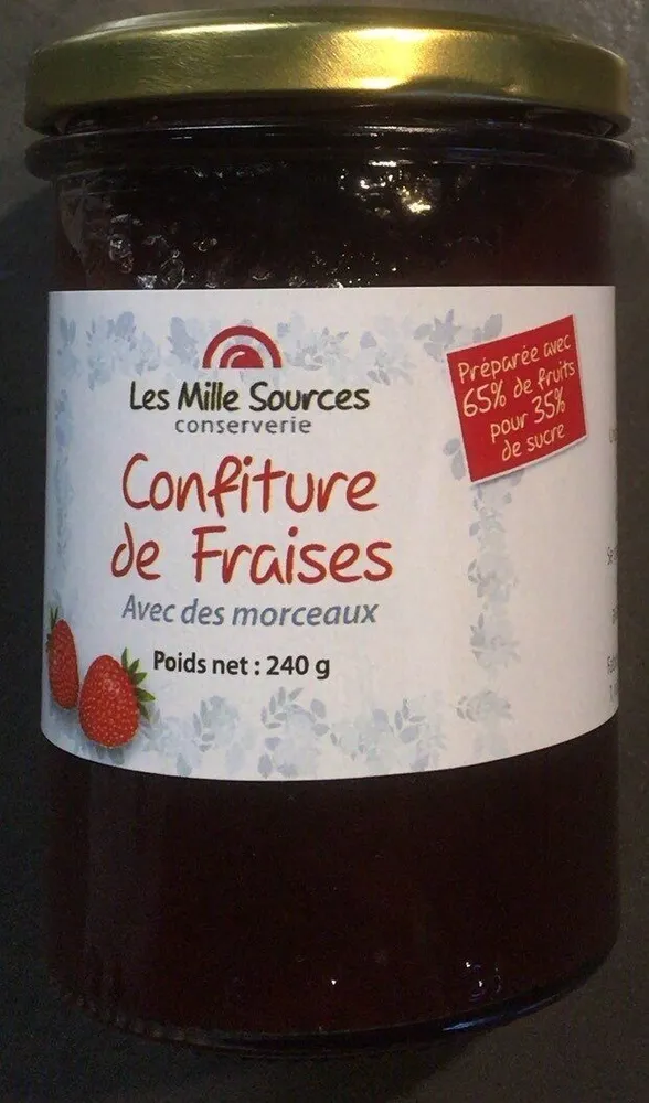 Confiture de fraises