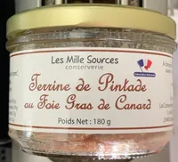Terrine de pintade au foie gras de canard