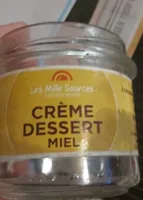 Crème dessert miel