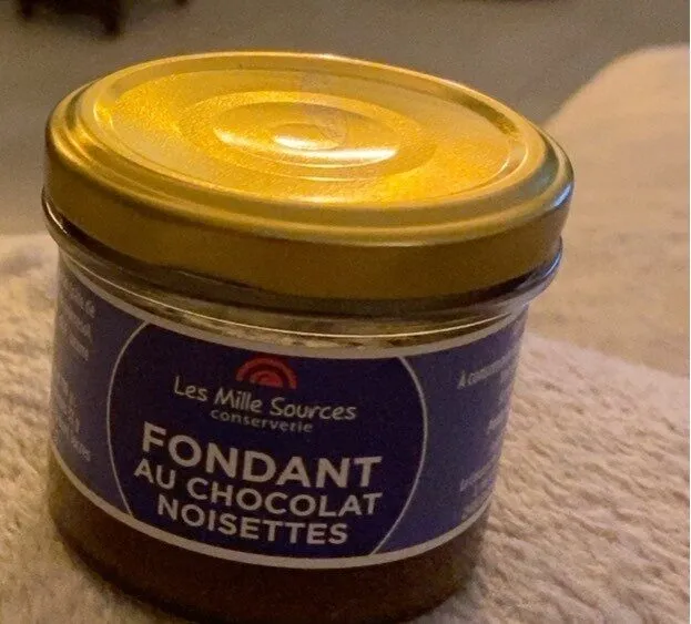 Fondant au chocolat noisettes