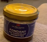 Fondant au chocolat noisettes