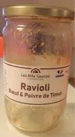 Ravioli boeuf et poivre de timut