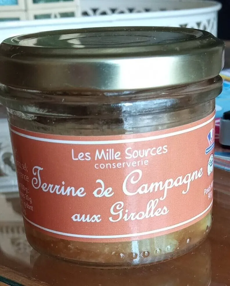 Terrine de campagne aux girolles