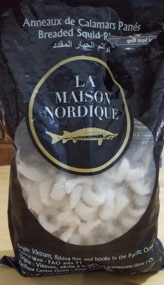 Anneaux de Calamars Panés