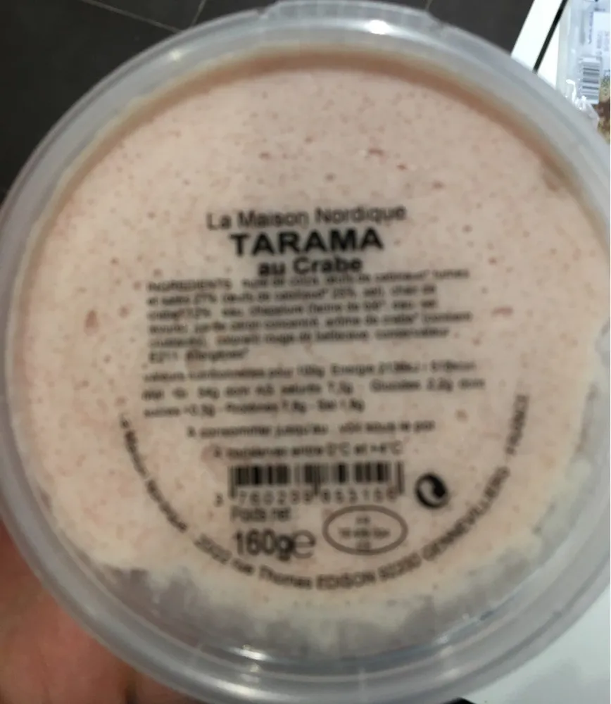 Tarama au crabe