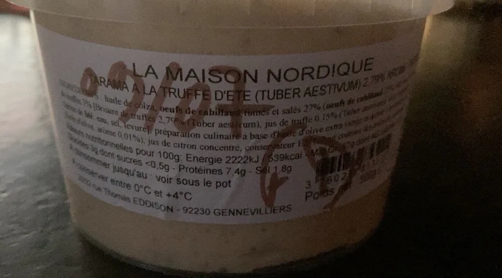 Tarama a la Truffe