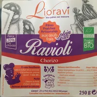 Ravioli ricotta chorizo