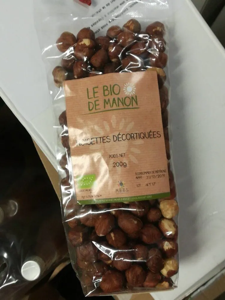 Noisettes Décortiquées